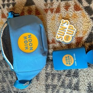 High Noon Blue Fanny Pack with Accessories